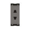 Norisys Cube C5010.02 6A 2 Pin Grey Socket