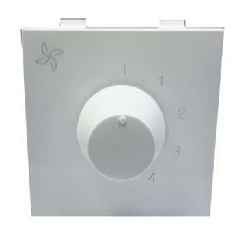 Legrand Britzy 673430 100W 2M White Fan Regulator