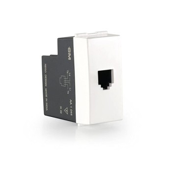 GM AA1044 White RJ11 Socket
