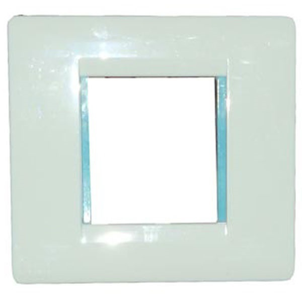 ABB 2 Module Lumina Cover Plate With Frame