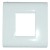 ABB 2 Module Sleek Cover Plate With Frame
