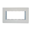 ABB 5 Module Lumina Cover Plate With Frame