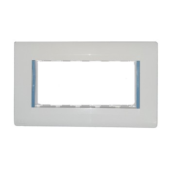 ABB 5 Module Lumina Cover Plate With Frame