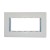 ABB 5 Module Lumina Cover Plate With Frame