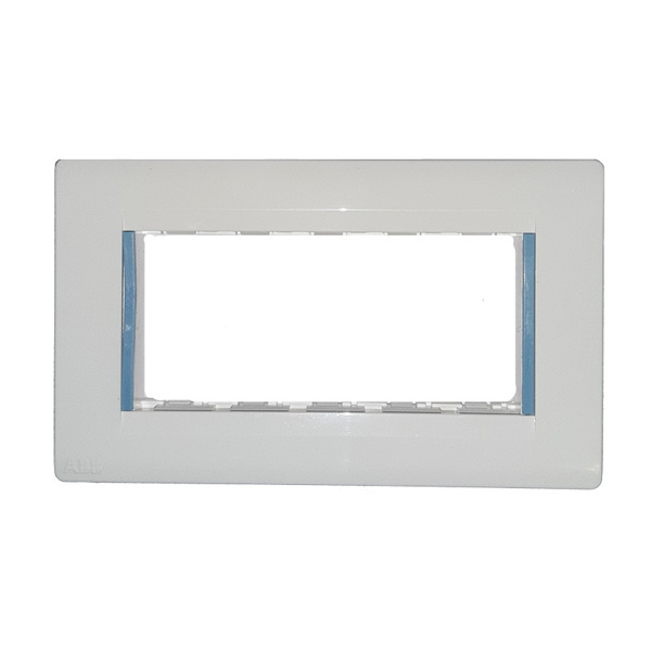 ABB 5 Module Lumina Cover Plate With Frame