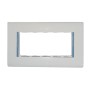 ABB 5 Module Lumina Cover Plate With Frame