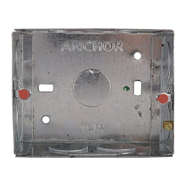 Anchor 3 Module Electrical Metal Gang Box