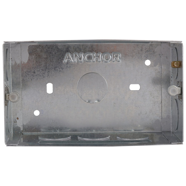 Anchor 4 Module Electrical Metal Gang Box