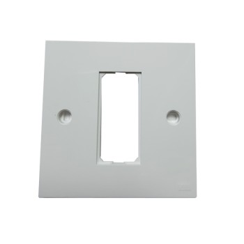 Anchor Roma Deko 21317WH 1M White Cover Plate With Frame