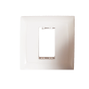 Legrand Britzy 673491 1M White Cover Plate With Frame