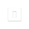 Micron Artize 1 M White Cover Plate With Frame