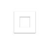 Micron Artize 2 M White Cover Plate With Frame