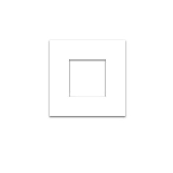 Micron Artize 2 M White Cover Plate With Frame
