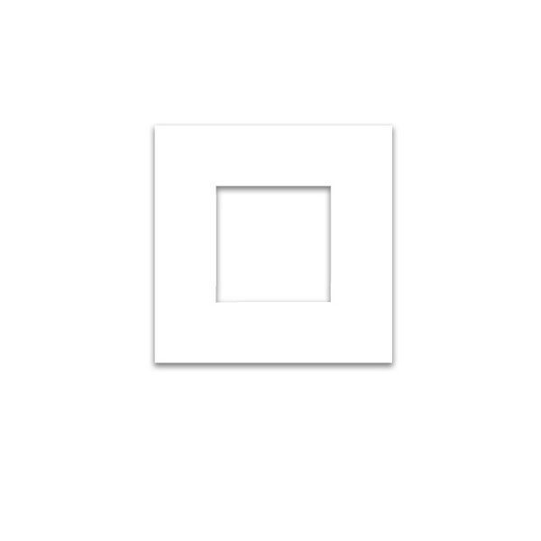 Micron Artize 2 M White Cover Plate With Frame