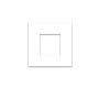 Micron Artize 2 M White Cover Plate With Frame