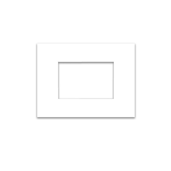 Micron Artize 3 M White Cover Plate With Frame