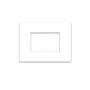 Micron Artize 3 M White Cover Plate With Frame