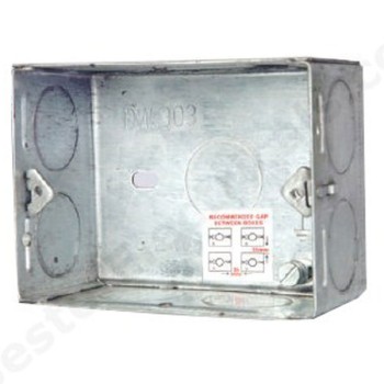 Honeywell MK Blenze Dw901 | MB20N001 1 & 2 Module Electrical Metal Gang Box