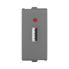 GM AA1167 Electric Grey USB Charger with Indicator