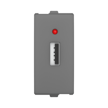 GM AA1167 Electric Grey USB Charger with Indicator