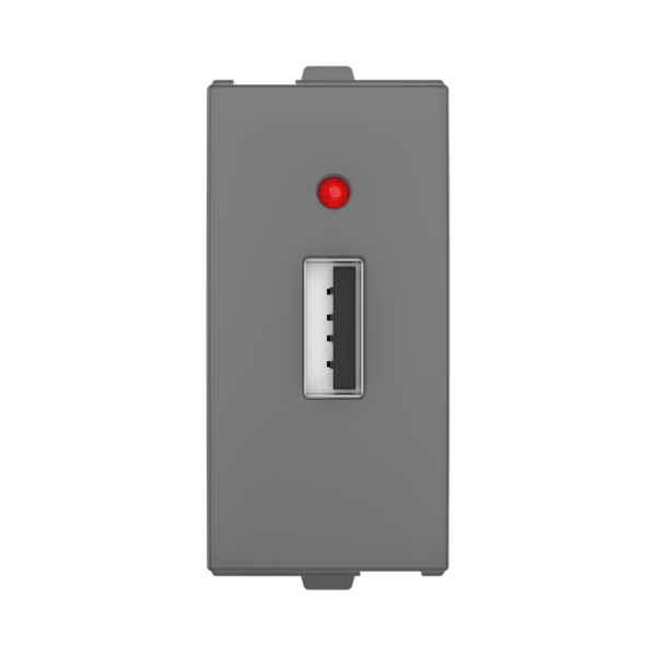 GM AA1167 Electric Grey USB Charger with Indicator