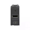 Lauritz Knudsen Englaze CB92101AM02 2A 1M USB Charger Mountain Grey Socket