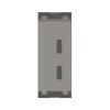 Norisys Cube C5939.02 C + C Type Grey USB Charger Socket
