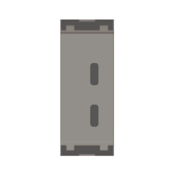 Norisys Cube C5939.02 C + C Type Grey USB Charger Socket