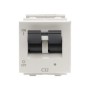 Lauritz Knudsen Englaze CB92202KW32 32A 3kA DP Snow White Mini MCB