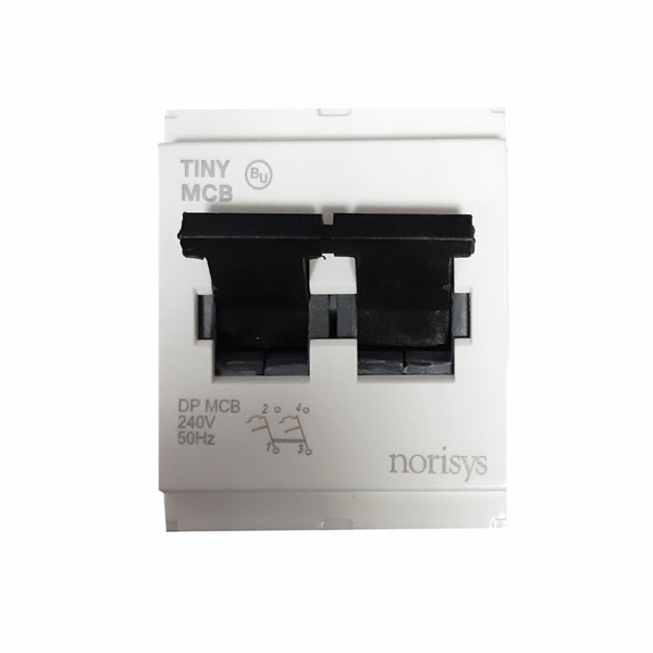 Norisys Cube CTTDP32.01 32A Double Pole White Tiny MCB