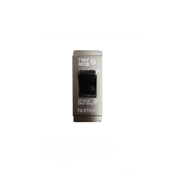 Norisys Cube CTTSP32.02 32A Single Pole Grey Tiny MCB