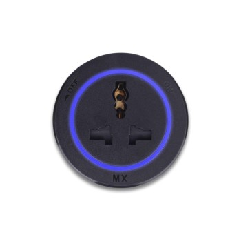 MX 6015 6 | 13 A Universal Socket With LED Light Power Track Adaptor