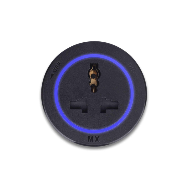 MX 6015 6 | 13 A Universal Socket With LED Light Power Track Adaptor