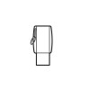 Legrand Arteor 572259 White Key Fob
